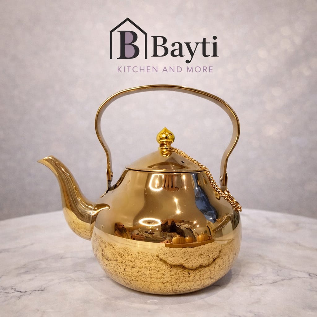 Bayti Wooden Mate Set with High-Quality Stainless Steel Pot and Wooden Cup for Authentic Gourmet Tea Includes 3 Sizes Wooden Tray Perfect for Tea Lovers